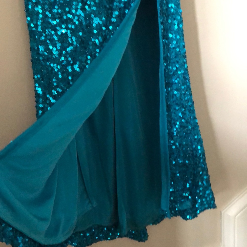 Beautiful Scala Sequin Prom Dress - image 3